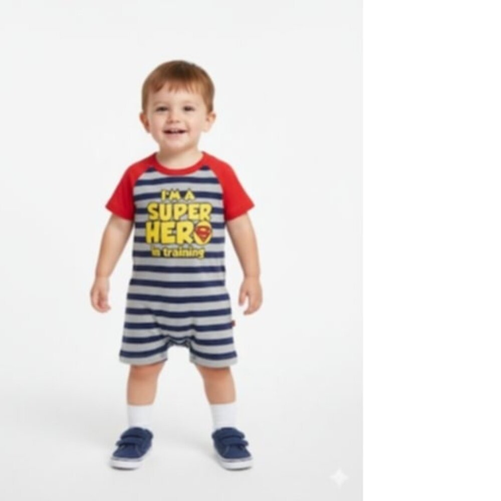 Baby boys Superman Romper NWT
